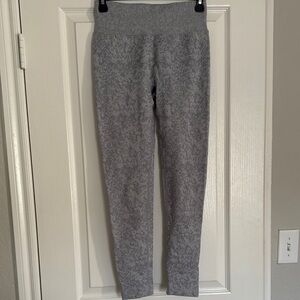 Gray Patterned Leggings